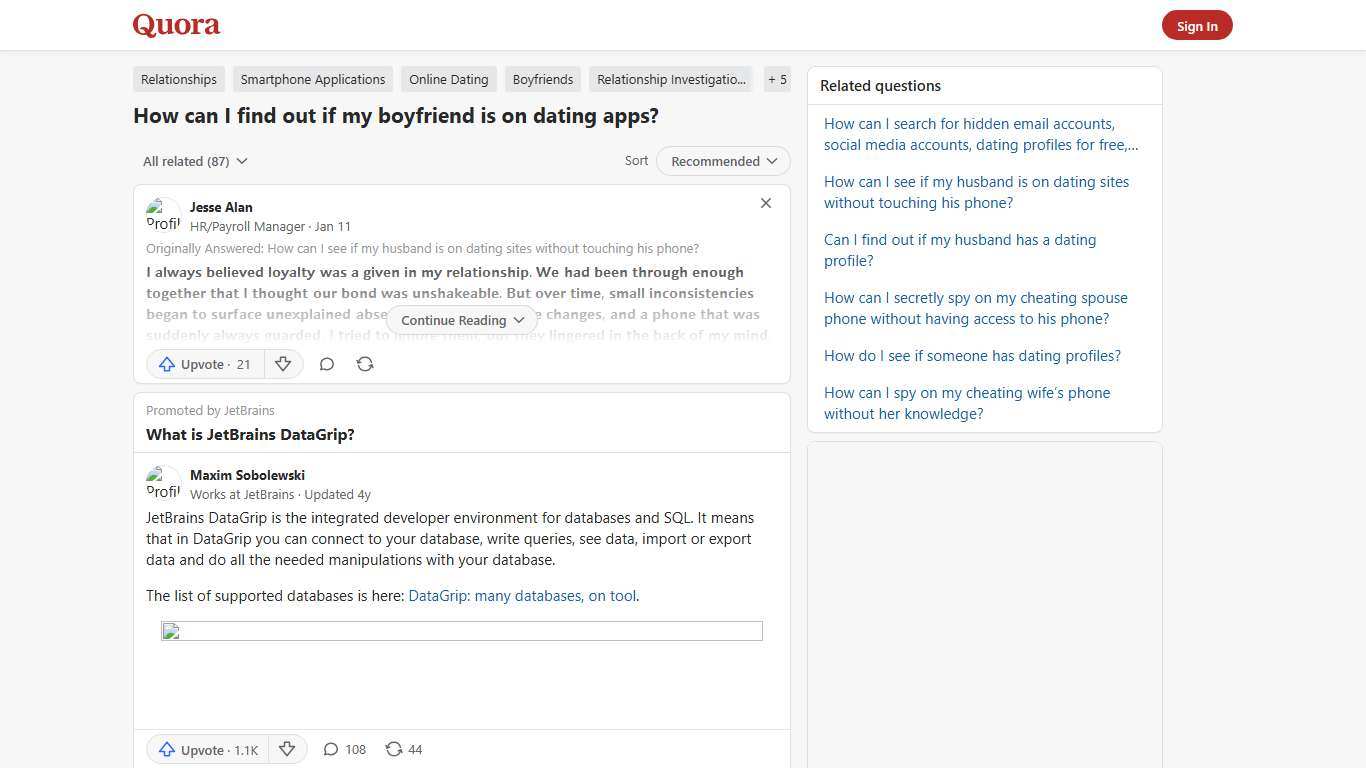 How to find out if my boyfriend is on dating apps - Quora